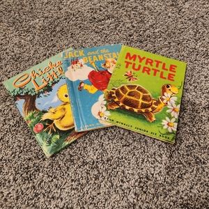 3 vintage children's books